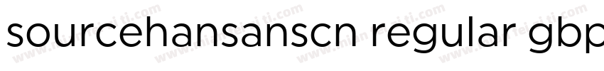 sourcehansanscn regular gbps字体转换